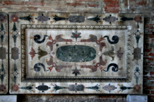 [picture: Painted marble panel]