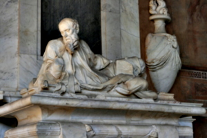 [picture: Effigy of Bearded Man at Rest]