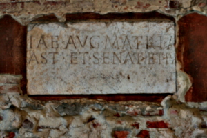 [picture: Julia Augusta Domna inscription fragment]