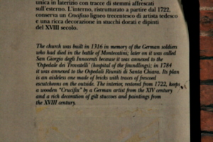 [picture: Church of San Giorgio dei Tedeschi 3: Caption]