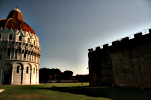 [picture: Baptistry and Wall]