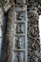 [picture: Carved Baptistry Entrance side-panels]