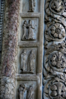 [picture: Carved Baptistry Entrance side-panels]
