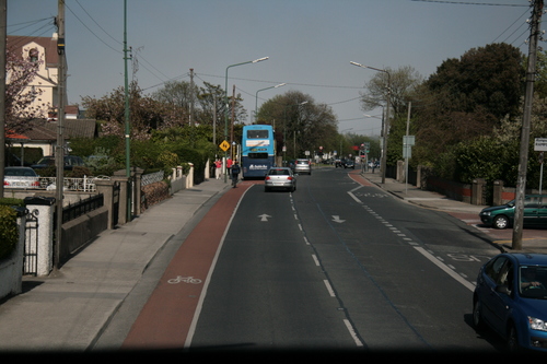 [Picture: Street with bus]