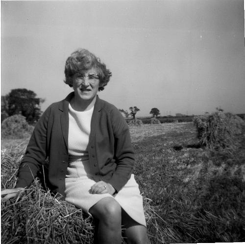 [Picture: 12.—Mum sitting on straw]