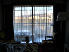 [picture: View from inside my hotel room]