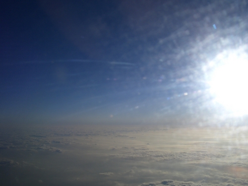 [Picture: sky from ’plane]