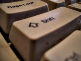 [picture: The left shift key]