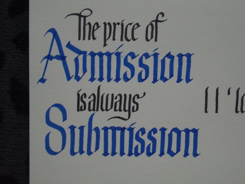 [Picture: Price of Admission]