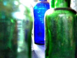 [picture: Old bottles in daylight 3]
