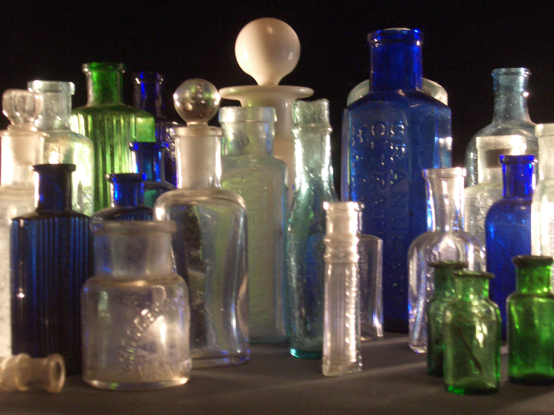 [Picture: Collection of old bottles 2]