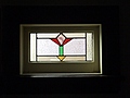 [Picture: Art deco stained glass window]