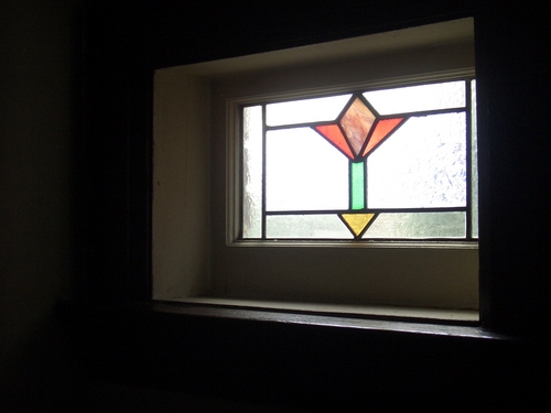 [Picture: Art deco stained glass window 2]