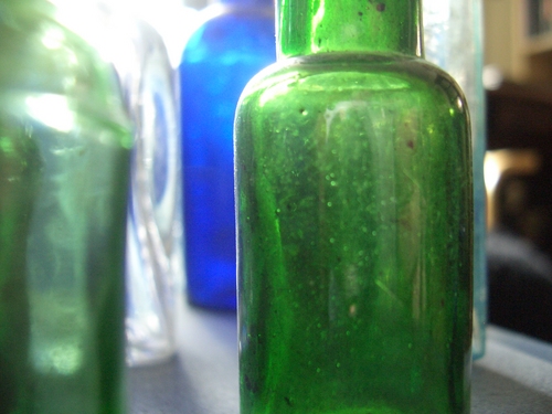 [Picture: Old bottles in daylight 2]