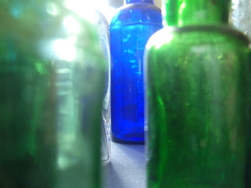 [Picture: Old bottles in daylight 3]