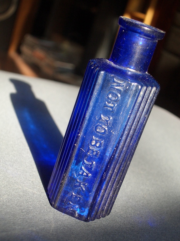 [Picture: Hexagonal antique medicine bottle 3]