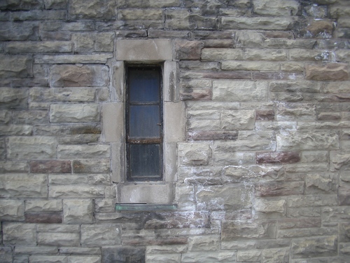 [Picture: Window in stone wall]