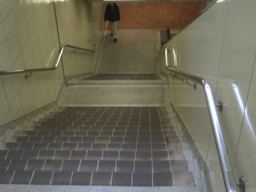[Picture: Stairs down 2]