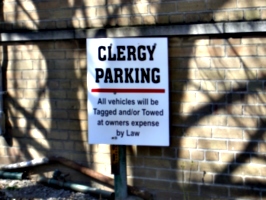 [picture: Clergy Parking]