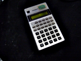 [picture: A pocket calculator]