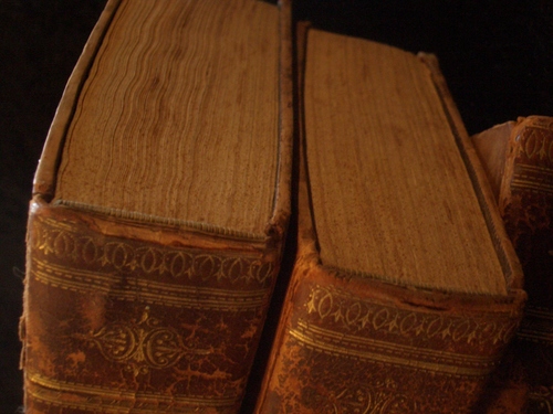 [Picture: More antique books]