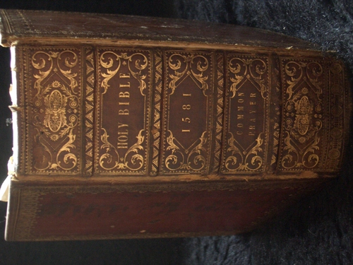 [Picture: Geneva Bible spine]