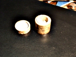 [picture: Carved incense jar]