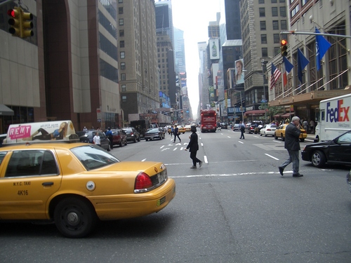 [Picture: New York street]