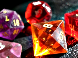 [picture: coloured gaming dice 4]