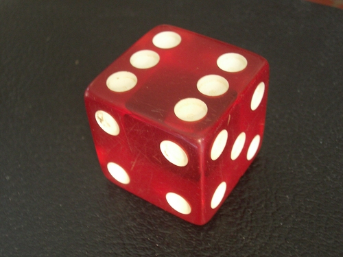 [Picture: coloured gaming dice]