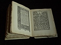 [Picture: Old Bible 4, open at a woodcut]