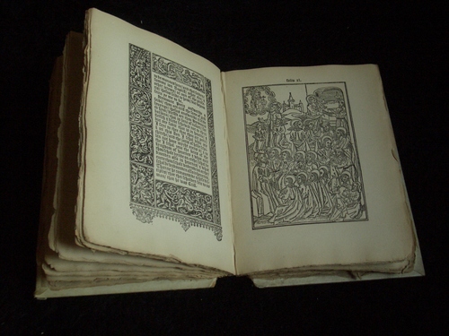 [Picture: Old Bible 4, open at a woodcut]