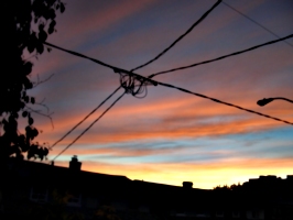 [picture: Sunset on Lauder Avenue]