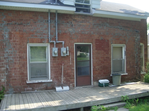 [Picture: Back Deck of a House]