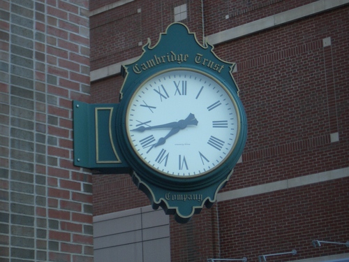 [Picture: Cambridge Trust Wall Clock]