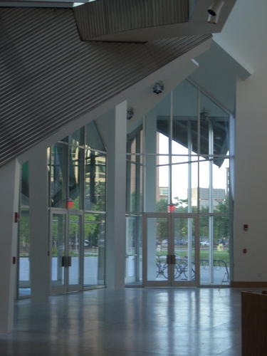 [Picture: Stata Center Entrance]