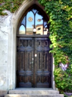 [picture: Church door]