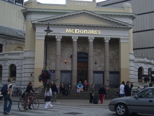 [Picture: The poshest McDonald’s?]