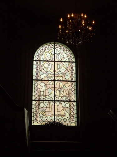 [Picture: Stained glass window]
