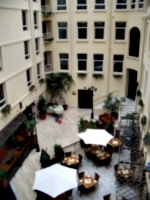 [Picture: The atrium of the hotel]