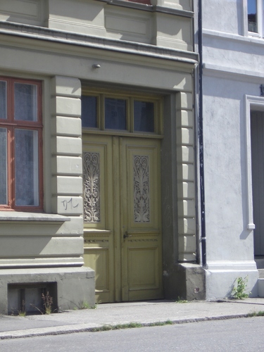 [Picture: Carved wooden doorway 2]