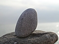 [Picture: Small Rock With Longitudinal Lines 2]