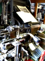 [picture: Linotype Machine]