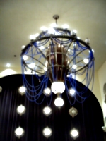 [picture: Chandelier lit up 2]