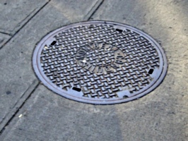 [picture: Manhole cover]