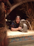 [Picture: Blurry Debbie with Dolphin]