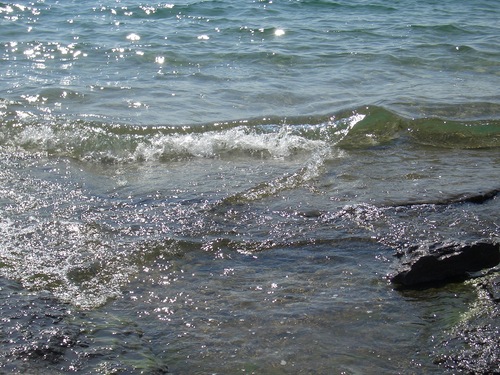 [Picture: Water on rocky shore 6]