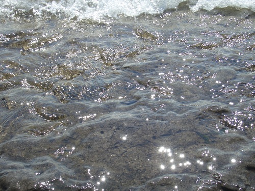 [Picture: Water on rocky shore 9]