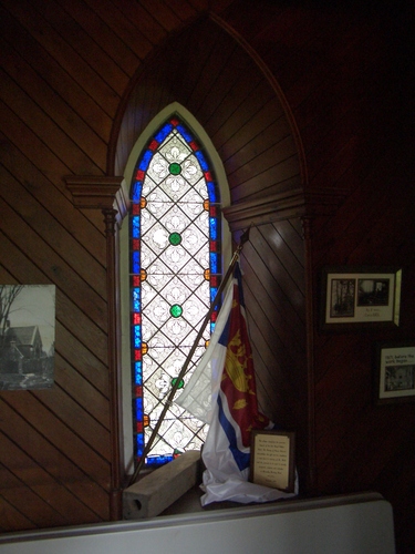 [Picture: Stained glass window.]