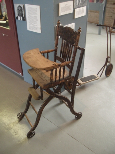 [Picture: Antique high chair]